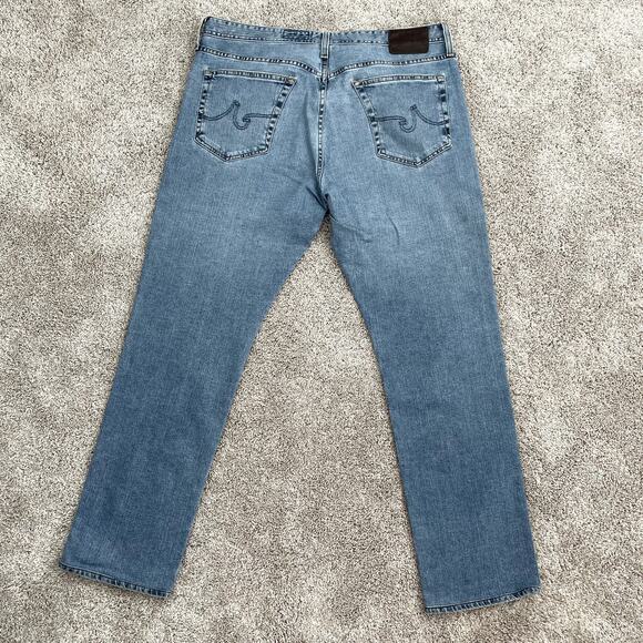 AG Adriano Goldschmied The Everett Men's Straight Jeans 38/34 - Picture 2 of 16
